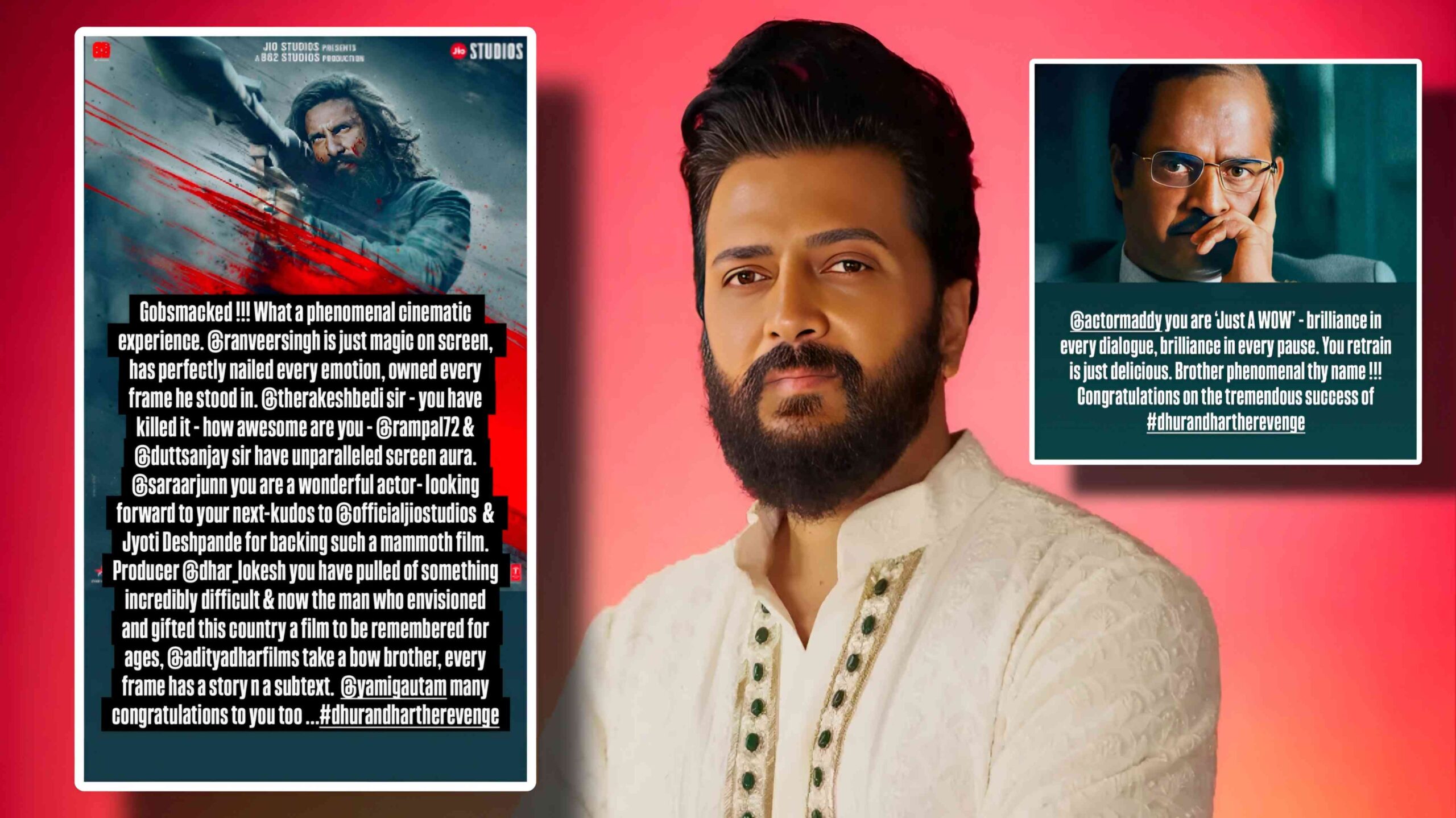 Riteish Deshmukh Dhurandhar 2 Movie Review