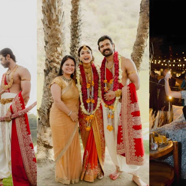 rashmika vijay wedding one month special photos