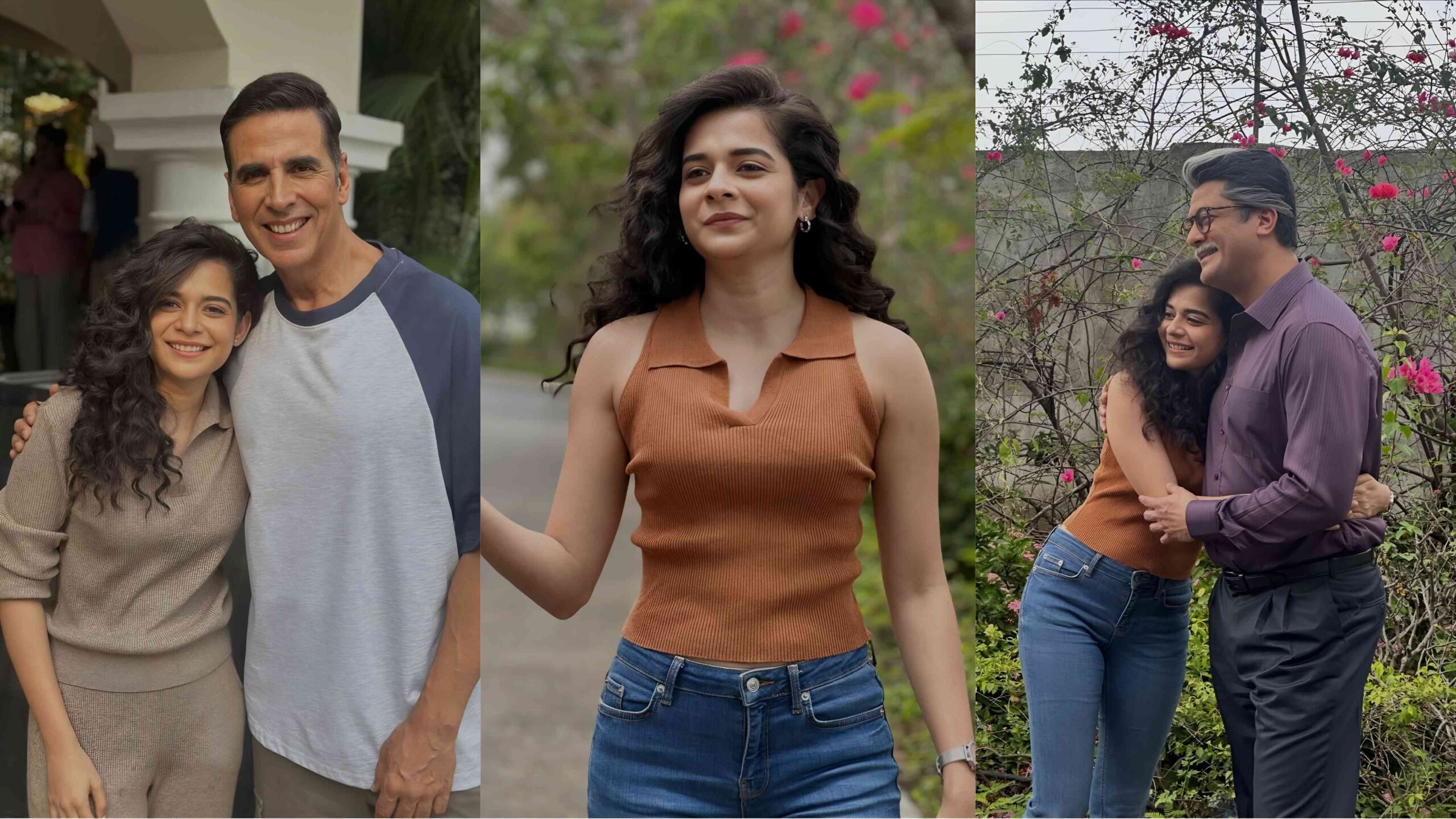 bhoot bangla movie mithila palkar set photos akshay kumar