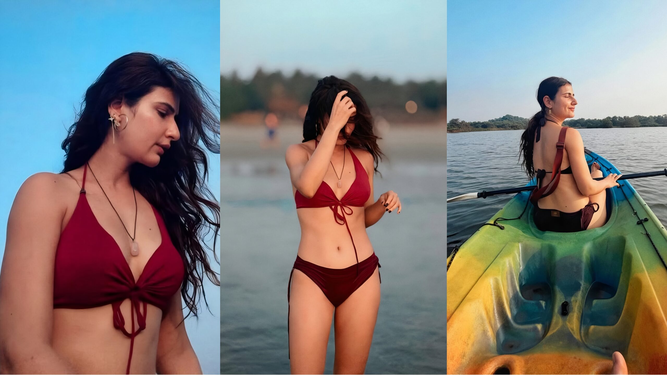 fatima sana shaikh bold beach photoshoot viral